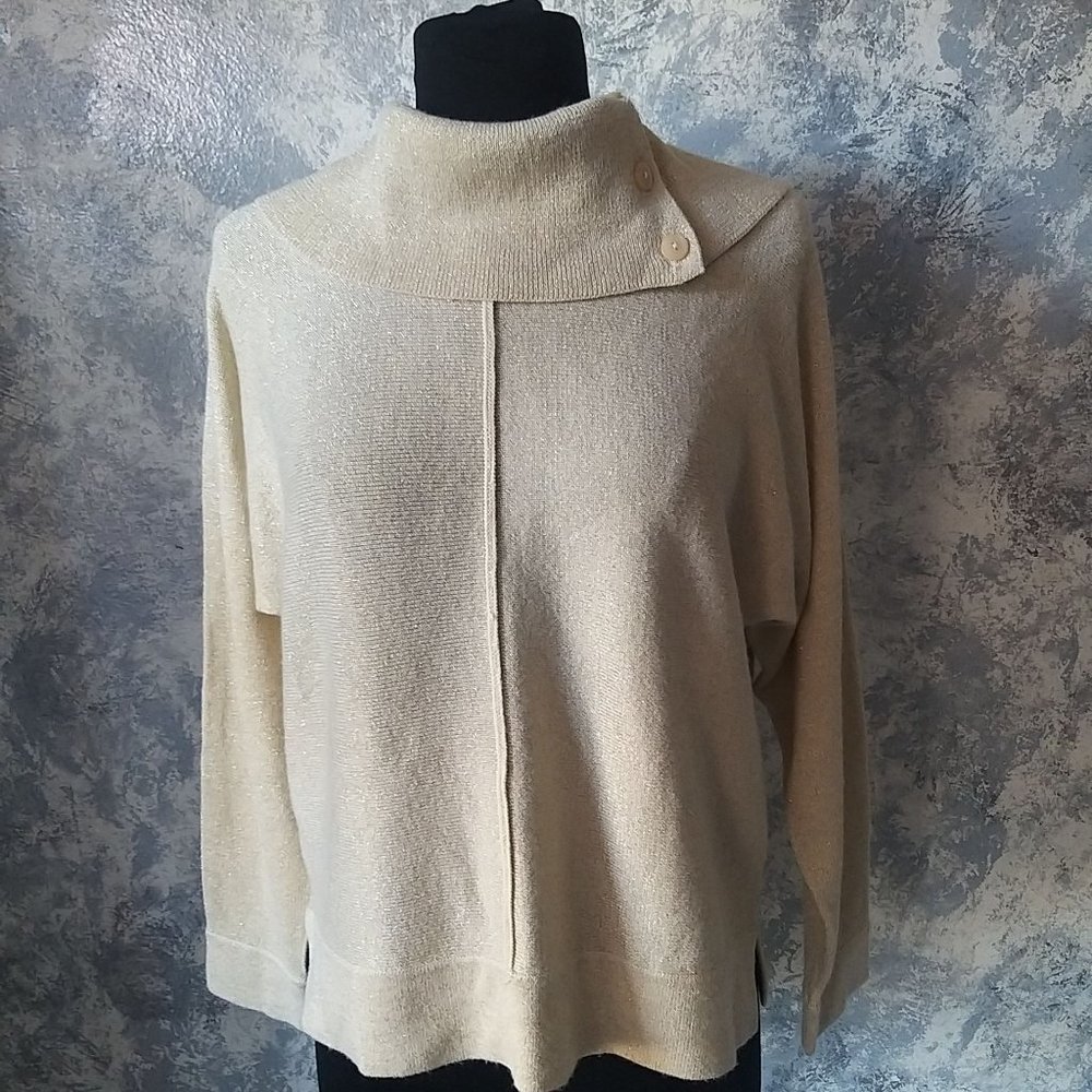 Jones Wear Petite Beige Sweater size PL